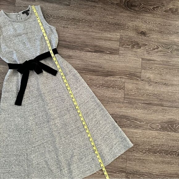 J. Crew Velvet Tie A-line Midi Dress - Picture 7 of 9